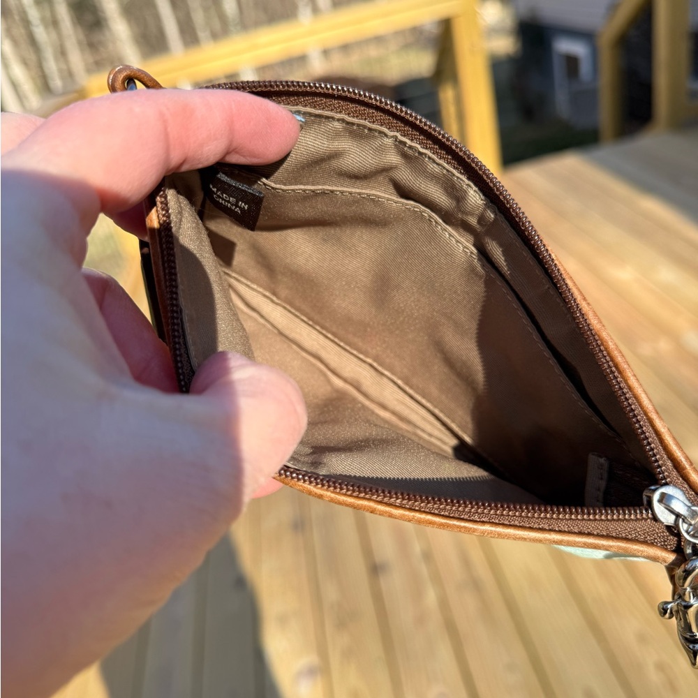 Coach Vintage Y2K Multicolor Patchwork Wristlet - Picture 6 of 6